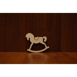 Konik,koń na biegunach 7,5x8,7 cm